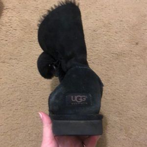 Black Bailey Button Uggs